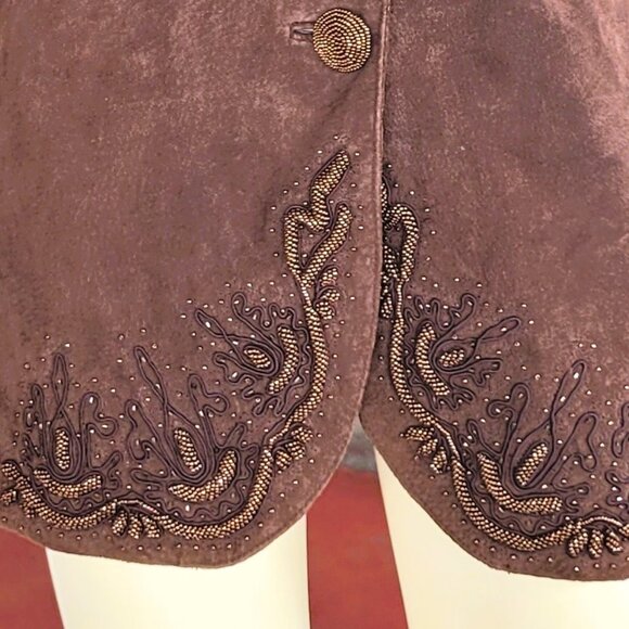 JESSICA ROSE FAUX SUEDE JACKET - Picture 4 of 6